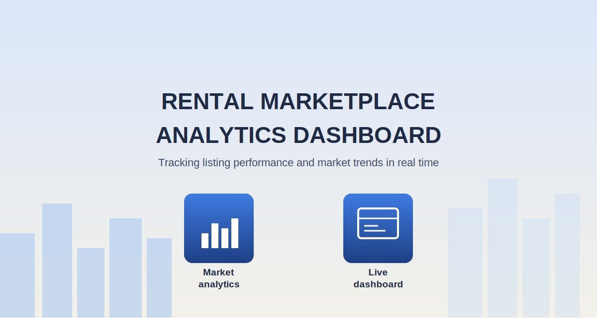 Rental Marketplace Analytics Dashboard